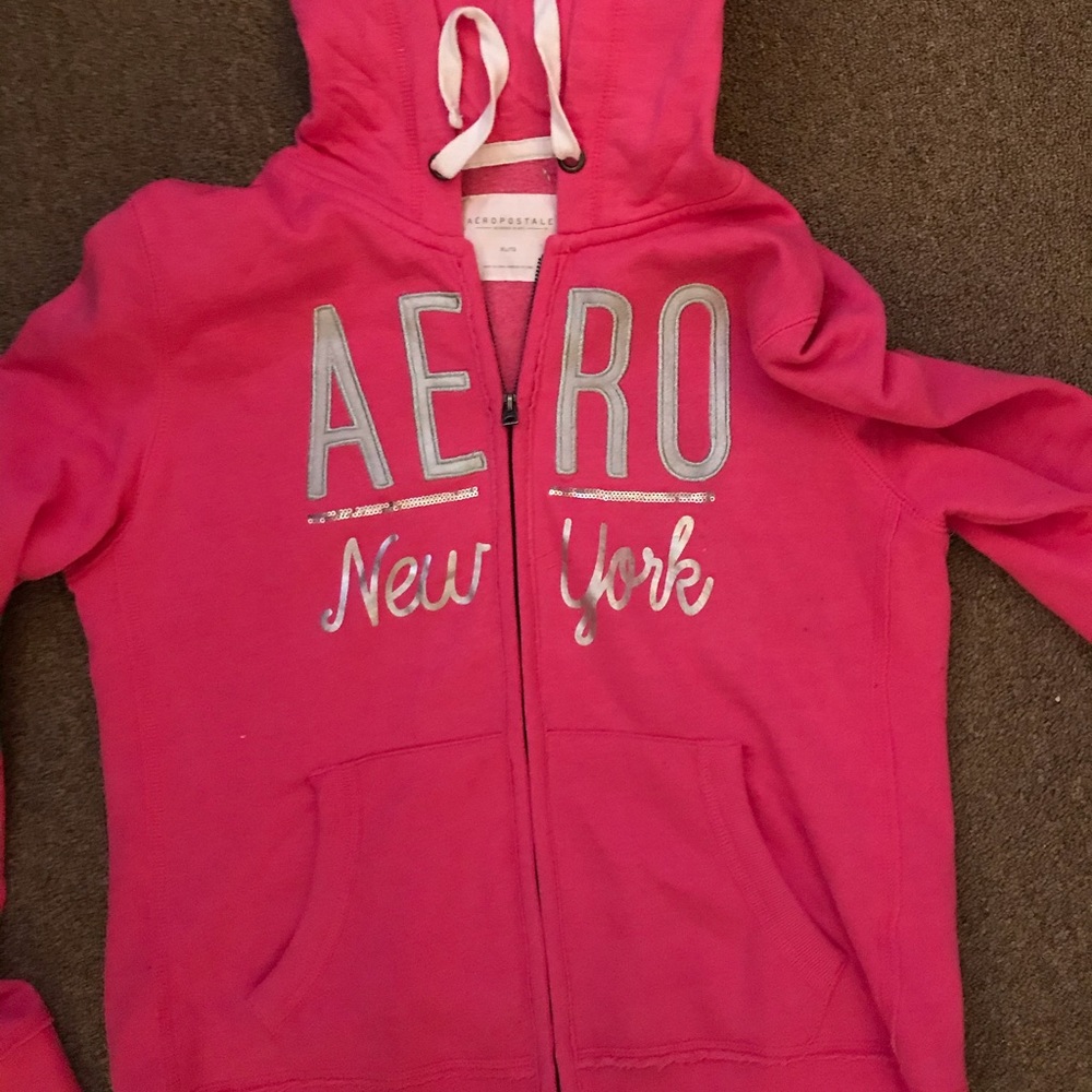 aeropostale pink hoodie